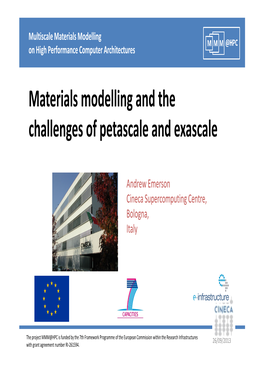 Materials Modelling and the Challenges of Petascale and Exascale