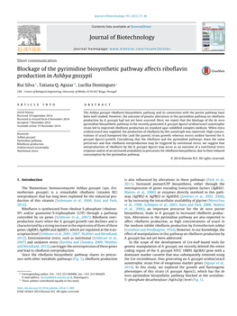 Journal of Biotechnology 193 (2015) 37–40