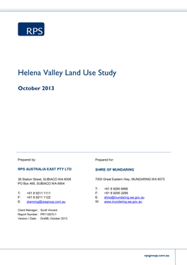 Helena Valley Land Use Study