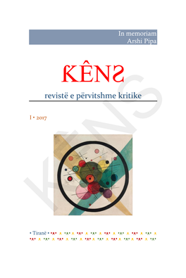 ƘÊNƧ Revistë E Përvitshme Kritike