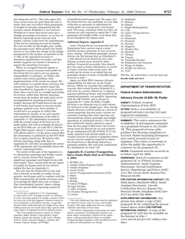 Federal Register/Vol. 69, No. 37/Wednesday, February 25, 2004