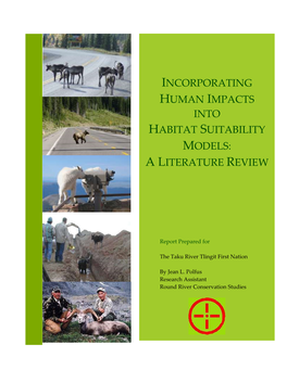 Incorporating Human Impacts Into Habitat Suitability Models