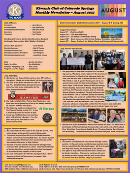 Colorado Springs Newsletter