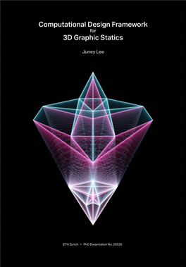 Computational Design Framework 3D Graphic Statics