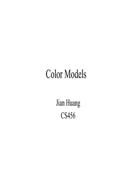 Color Models