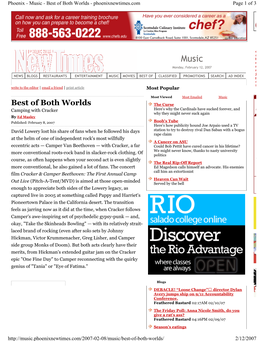 Music - Best of Both Worlds - Phoenixnewtimes.Com Page 1 of 3