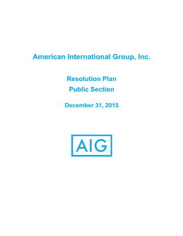 American International Group, Inc
