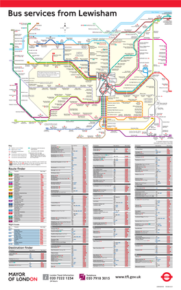 Bus Services from Lewisham