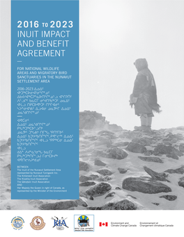 2016 to 2023 Inuit Impact and Benefit Agreement