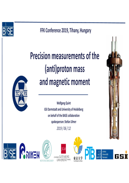 (Anti)Proton Mass and Magnetic Moment