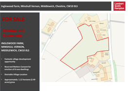 For Sale Inglewood Farm, Minshull Vernon, Middlewich