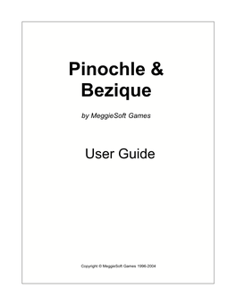 Pinochle & Bezique