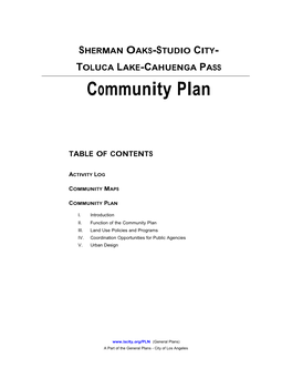 Sherman Oaks-Studio City-Toluca Lake-Cahuenga Pass Activity Log