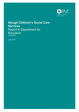 Slough Children's Social Care Services