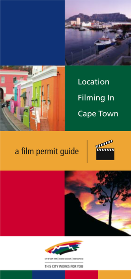 Cape Town's Film Permit Guide