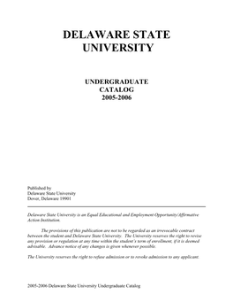 Undergraduate Catalog 2005-2006