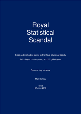 Royal Statistical Scandal