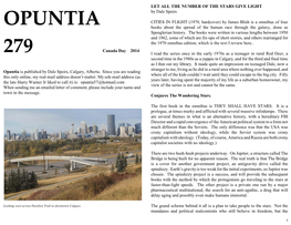 OPUNTIA Books About the Spread of the Human Race Through the Galaxy, Done As Spenglerian History