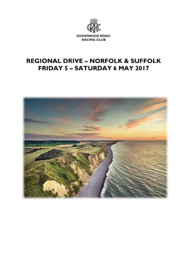 Regional Drive – Norfolk & Suffolk Friday 5