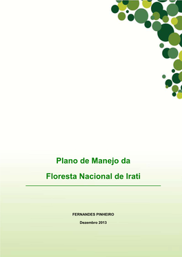 Plano De Manejo Da Floresta Nacional De Irati