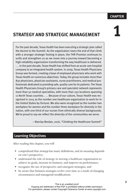 Strategy and Strategic Management 1