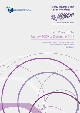 Fifth Report Data: January 2009 to December 2015