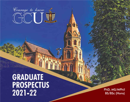 Phd, MS/Mphil BS/Bsc (Hons) 2021-22 GCU