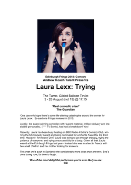 Laura Lexx: Trying