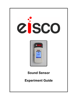 Sound Sensor Experiment Guide