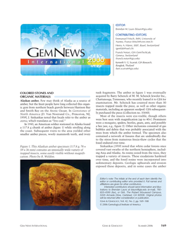 Summer 2006 Gems & Gemology Gem News