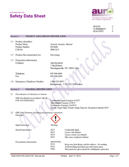 Acetoin Acetate Natural