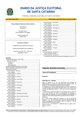 Diário Da Justiça Eletrônico