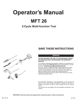 Operator's Manual Describes Safety and International Symbols and Pictographs That May Appear on This Product