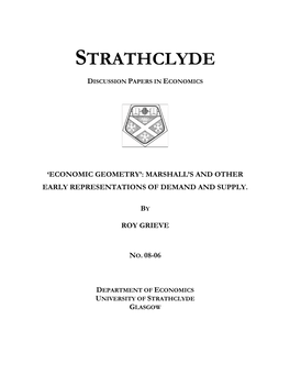 Introductory Discussions of Supply and Demand and of the Working of the Price Mechanism Normally Treat Quantities Demanded and S