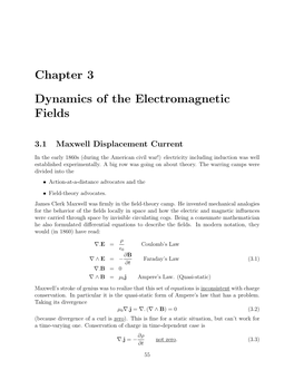 Chapter 3 Dynamics of the Electromagnetic Fields