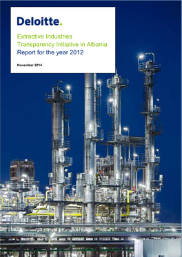 Extractive Industries Transparency Initiative in Albania Annual Report 2012