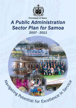 A Public Administration Sector Plan for Samoa, 2007 - 2011