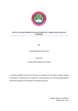 Levels and Determinants of Fertility Among Refugees in Ethiopia