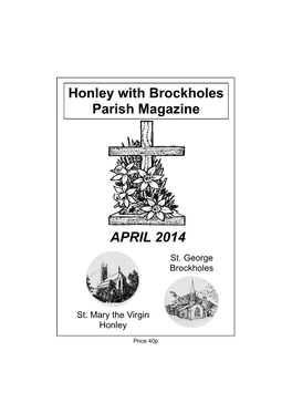 APRIL 2014 Honley with Brockholes Parish Magazine