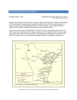 The Jewish Presence in Soufflenheim