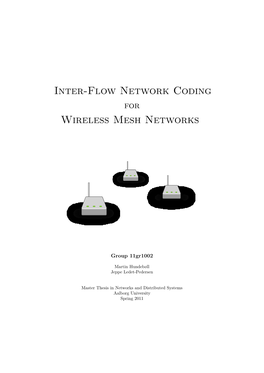 Inter-Flow Network Coding for Wireless Mesh Networks