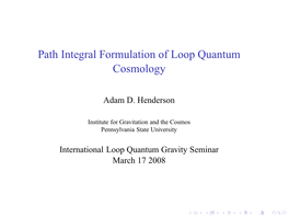 Path Integral Formulation of Loop Quantum Cosmology