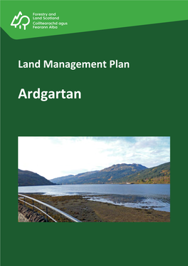 Ardgartan Land Management Plan 2020-2030