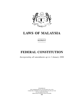 Federal Constitution of Malaysia