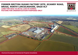 Former British Sugar Factory Site, Scawby Road, Brigg
