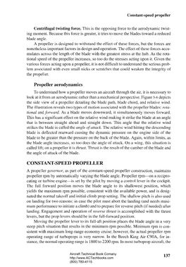 Propeller Aerodynamics CONSTANT-SPEED PROPELLER