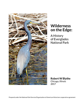 Wilderness on the Edge: a History of Everglades National Park