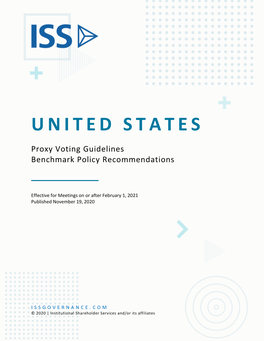 Proxy Voting Guidelines Benchmark Policy Recommendations TITLE