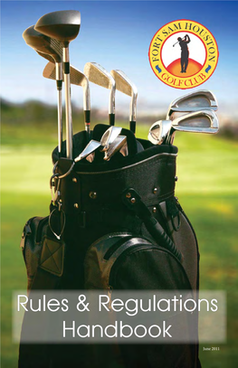 FSH Golf Handbook.Pdf