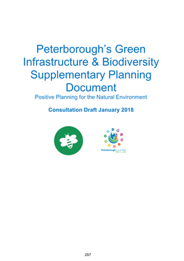 Peterborough's Green Infrastructure & Biodiversity Supplementary